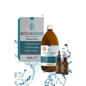 Active Silver Colloidal 100 PPM 1 lt Gümüş Suyu