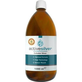 Active Silver Colloidal 40 PPM 1 lt Gümüş Suyu