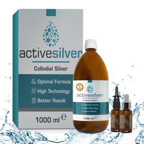 Active Silver Colloidal 5 PPM 1 lt Gümüş Suyu