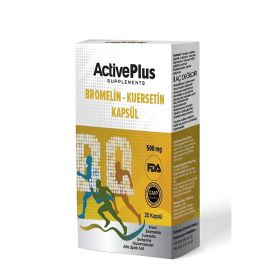 ActivePlus Bromelain Kuersetin İçeren 30 Kapsül Takviye Edici Gıda