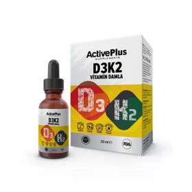 ActivePlus D3k2 20 ml Takviye Edici Damla