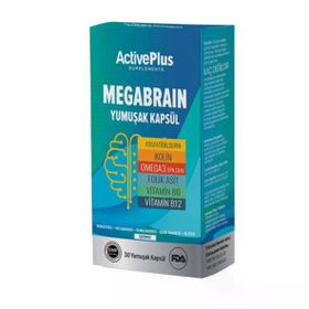 ActivePlus Megabrain 30 Yumuşak Takviye Edici Kapsül