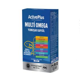 ActivePlus Multi Omega Takviye Edici Gıda 30 Yumuşak Kapsül