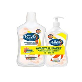 Activex 1 lt+500 ml Aktif Sıvı Sabun