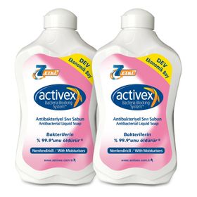 Activex Antibakteriyel 2x1.5 lt Nemlendiricili Sıvı Sabun