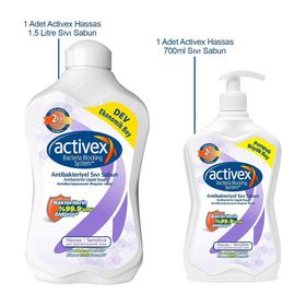 Activex Antibakteriyel Hassas 1500 + 700 ml Sıvı Sabun