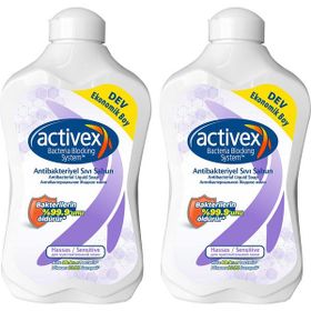 Activex Antibakteriyel Hassas 2 x 1500 ml Sıvı Sabun