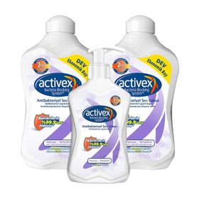 Activex Antibakteriyel Hassas 2x1.5 lt +500 ml Sıvı Sabun