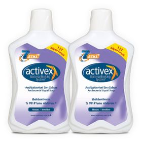 Activex Antibakteriyel Hassas 2x1 lt Sıvı Sabun
