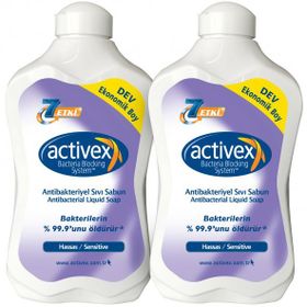 Activex Antibakteriyel Hassas 2x1 lt Sıvı Sabun