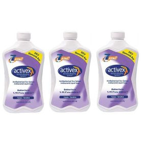 Activex Hassas Antibakteriyel 3x1000 ml Sıvı Sabun