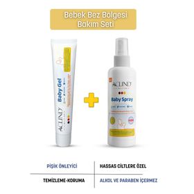 Acto Baby Gel 50 ml+Spray 100 ml Bebek Pişik Önleyici Jel ve Sprey