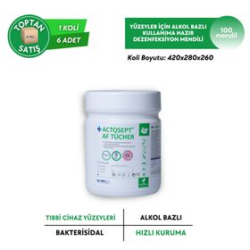 Acto Sept AF Tücher 100 Pcs Dezenfeksiyon Mendili