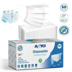 Acto Surgical Mask 50 Adet Mavi Koruyucu Maske