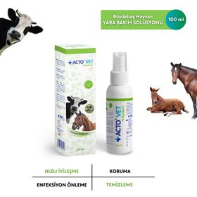 Acto Vet Solution 100 ml Büyükbaş Hayvanlar İçin Yara Bakım Solüsyonu