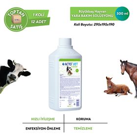 Acto Vet Solution 500 ml Büyükbaş Hayvanlar İçin Yara Bakım Solüsyonu