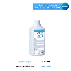 Acto Vet Solution 500 ml Kedi-Köpek İçin Yara Bakım Solüsyonu