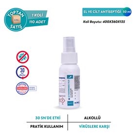 Actodermanol Plus %89 V/V Etanol 50 ml El ve Cilt Antiseptiği