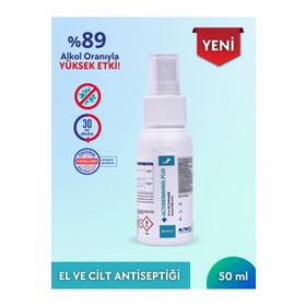 Actodermanol Plus %89 V/V Etanol 50 ml El ve Cilt Antiseptiği