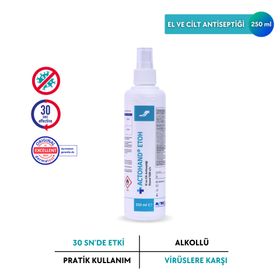 Actohand Etoh 250 ml Etanol %80 V/V El ve Cilt Antiseptiği