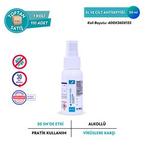 Actohand Etoh 50 ml ﻿Etanol %80 V/V El ve Cilt Antiseptiği