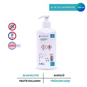 Actohand Etoh 500 ml ﻿Etanol %80 V/V El Cilt Antiseptiği