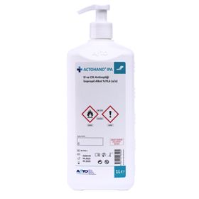 Actohand Ipa İzopropil Alkol %75 V/V=70.6 gr 1 lt ﻿El ve Cilt Antiseptiği