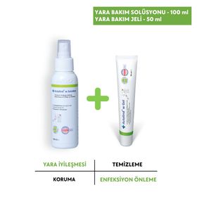 Actolind W 50 ml Jel+100 ml Solüsyon Yara Bakım Seti