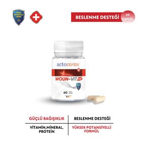 Actomins Woun-Vit Plus 60 Kapsül