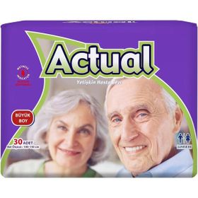Actual 30 Adet L Belbantlı Hasta Bezi