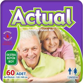 Actual 30'lu 2 Adet Xl Yetişkin Hasta Bezi