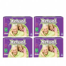 Actual 30'lu 4 Adet XL Yetişkin Hasta Bezi