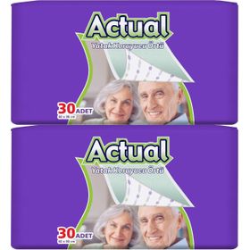 Actual 60x90 cm 60 Adet Yatak Koruyucu Örtü