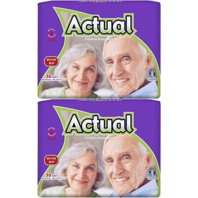 Actual Bel Bantlı L 2x30 60 Adet Yetişkin Hasta Bezi