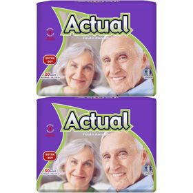 Actual Bel Bantlı L 2x30 60 Adet Yetişkin Hasta Bezi