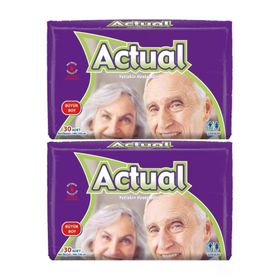Actual Bel Bantlı L 2x30 60 Adet Yetişkin Hasta Bezi