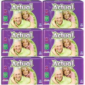 Actual Bel Bantlı XL180 Adet Yetişkin Hasta Bezi