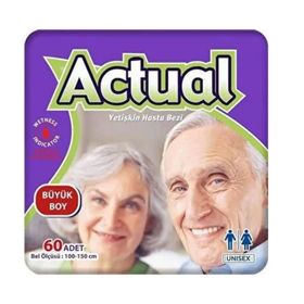 Actual Belbantlı L Beden 60 Adet Yetişkin Hasta Bezi
