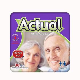 Actual L 30'lu 4 Paket Belbantlı Hasta Bezi