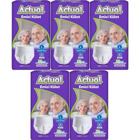 Actual L Yetişkin 5x30 150 Adet Emici Külot Hasta Bezi
