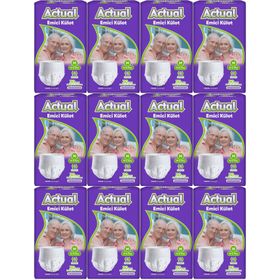 Actual M Yetişkin 12x30 360 Adet Emici Külot Hasta Bezi