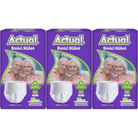 Actual M Yetişkin 3x30 90 Adet Emici Külot Hasta Bezi