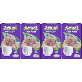 Actual M Yetişkin 4x30 120 Adet Emici Külot Hasta Bezi