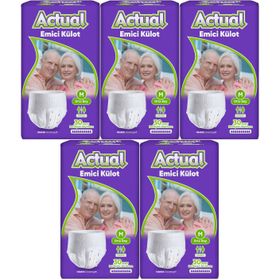 Actual M Yetişkin 5x30 150 Adet Emici Külot Hasta Bezi