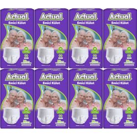 Actual M Yetişkin 8x30 240 Adet Emici Külot Hasta Bezi