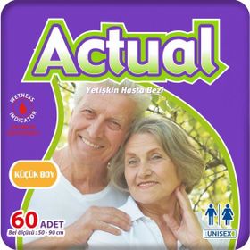 Actual Small 2x30'lu Belbantlı Hasta Bezi
