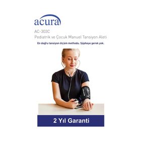 Acura AC-303C Manuel Çocuk Tansiyon Aleti