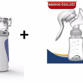 Acura AC 4020 Taşınabilir Mesh Nebulizatör + AC-3000 Manuel Göğüs Pompası