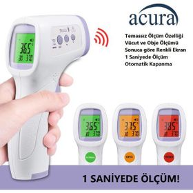 Acura AC-9270 Renkli Ekranlı Nesne ve Vücut Temassız Beyaz Ateş Ölçer