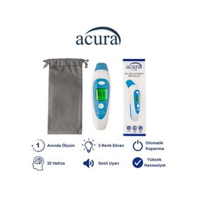 Acura AC-9280 Kulaktan Alından Ateş Ölçer + Çanta